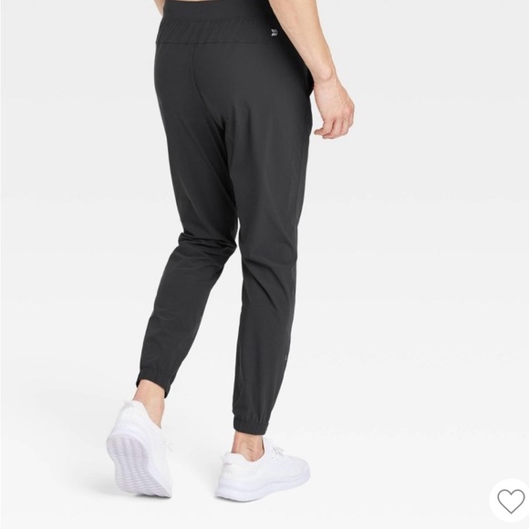 All In Motion - Mens Lightweight Tricot Jogger Pants - Black Size M- NWOT - Picture 4 of 8